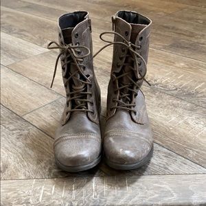 Steve Madden Combat Boots Size 10